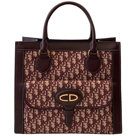 dior tote burgundy|Dior tote bag.